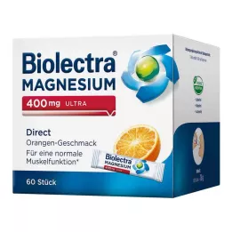 BIOLECTRA Magnésio 400 mg ultra Direct Orange, 60 Cápsulas