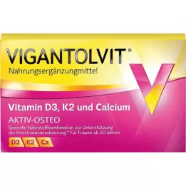 VIGANTOLVIT Vitamina D3 K2 Cálcio comprimidos revestidos por película, 30 cápsulas