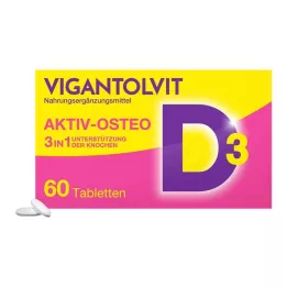 VIGANTOLVIT Vitamina D3 K2 Cálcio comprimidos revestidos por película, 60 cápsulas