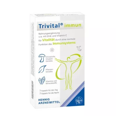 TRIVITAL Cápsulas imunitárias, 14 unidades