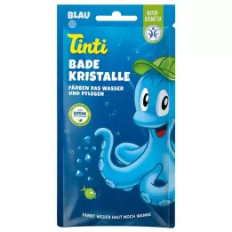 TINTI Cristais de banho azuis, 60 g