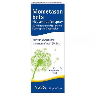 MOMETASON Beta Spray para a febre dos fenos 50μg/Sp.60 Sp.St, 10 g MOMETASON Beta Spray para a febre dos fenos 50μg/Sp.60 Sp.St, 10 g