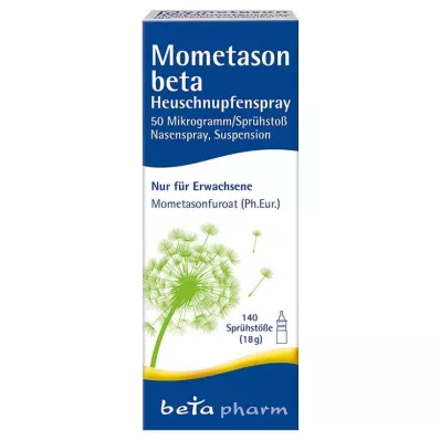 MOMETASON Beta Spray para a febre dos fenos 50μg/Sp.140 Sp.St, 18 g