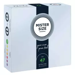 MISTER Preservativos tamanho 47, 36 unidades