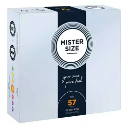 MISTER Preservativos tamanho 57, 36 unidades