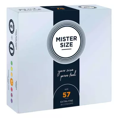 MISTER Preservativos tamanho 57, 36 unidades MISTER Preservativos tamanho 57, 36 unidades