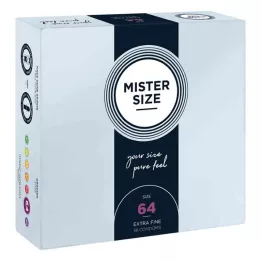 Preservativos Mister Size 64 (36 unidades)