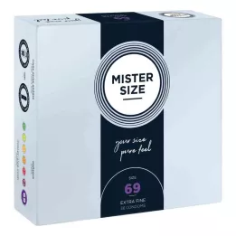 MISTER Preservativos tamanho 69, 36 unidades