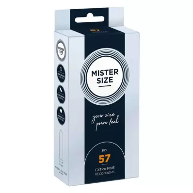 MISTER SIZE 57 preservativos, 10 unidades
