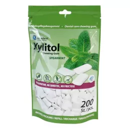 MIRADENT Pastilhas elásticas Xylitol Hortelã Ref., 200 unid