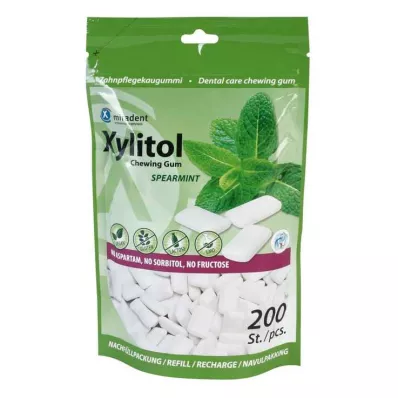 MIRADENT Pastilhas elásticas Xylitol Hortelã Ref., 200 unid MIRADENT Pastilhas elásticas Xylitol Hortelã Ref., 200 unid