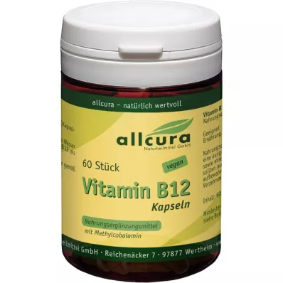 VITAMIN B12 CAPSULES, 60 Cápsulas