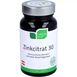 NICAPUR Citrato de zinco 30 cápsulas, 60 unid
