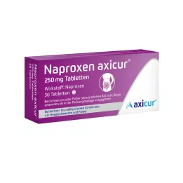 NAPROXEN axicur 250 mg comprimidos, 30 unid