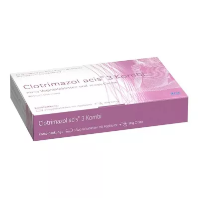 CLOTRIMAZOL Embalagem combinada acis 3, 1 unidade
