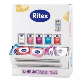 RITEX Embalagem grande do dispensador de preservativos, 40 unidades