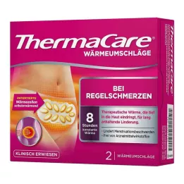 THERMACARE para as dores menstruais, 2 pcs