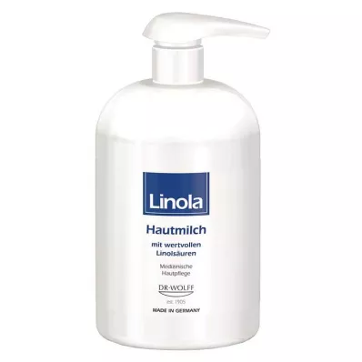 Distribuidor de leite para pele Linola, 500 ml