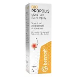 BEECRAFT Spray de própolis para a boca e garganta, 15 ml