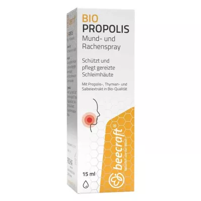 BEECRAFT Spray de própolis para a boca e garganta, 15 ml