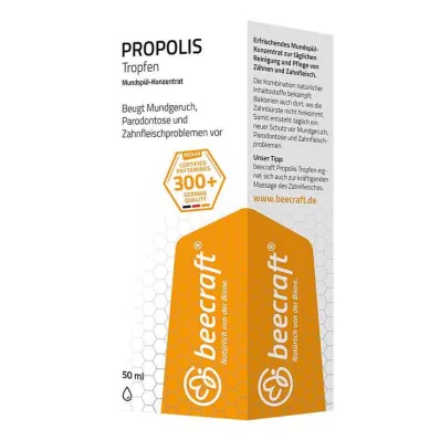 Beecraft Própolis gotas concentrado para enxaguatório bucal, 50 ml Beecraft Própolis gotas concentrado para enxaguatório bucal, 50 ml