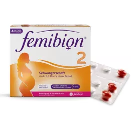 FEMIBION Embalagem combinada para 2 gravidezes, 2X28 peças