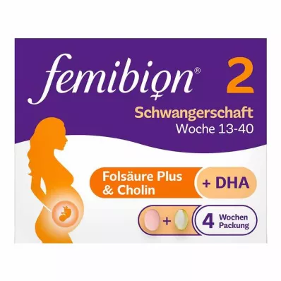 FEMIBION Embalagem combinada para 2 gravidezes, 2X28 peças