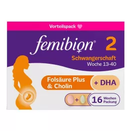 FEMIBION Embalagem combinada para 2 gravidezes, 2X112 peças