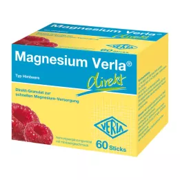 MAGNESIUM VERLA grânulos directos de framboesa, 60 peças