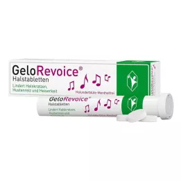 GELOREVOICE Pastilhas para a garganta sem sabugueiro e sem mentol, 20 unidades