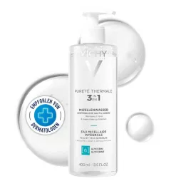 VICHY PURETE Thermale Fluido Micelar Mineral Sensitive, 400 ml