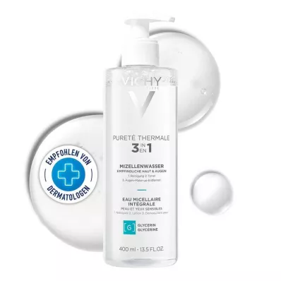 VICHY PURETE Thermale Fluido Micelar Mineral Sensitive, 400 ml