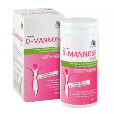 D-Mannose Plus 2.000 mg em pó, 250 g D-Mannose Plus 2.000 mg em pó, 250 g