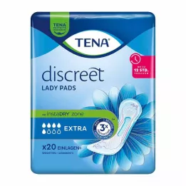 TENA LADY Almofadas discretas extra, 20 peças