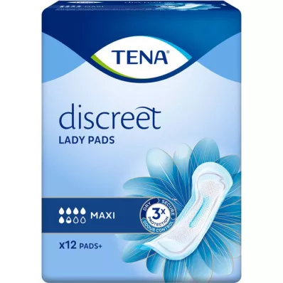 TENA LADY Almofadas discretas maxi, 12 unidades