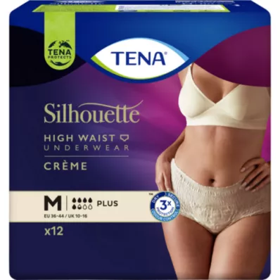 TENA SILHOUETTE mais M de natas, 12 peças