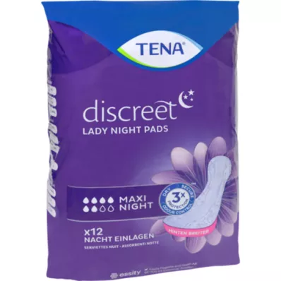 TENA LADY Pensos discretos maxi night, 12 unidades