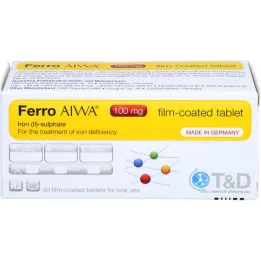FERRO AIWA Comprimidos revestidos por película de 100 mg, 50 unidades