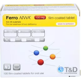 FERRO AIWA Comprimidos revestidos por película de 100 mg, 100 unidades