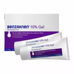 BENZAKNEN Gel a 10%, 2X60 g