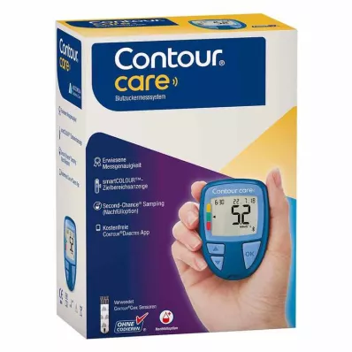 Contour Care Set sistema de medição de glicose no sangue mmol / l, 1 p Contour Care Set sistema de medição de glicose no sangue mmol / l, 1 p