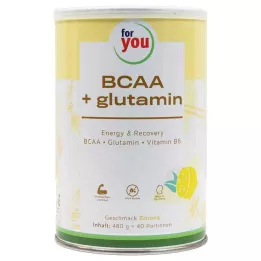 FOR YOU BCAA+glutamina Energia &amp; Recovery Lemon, 480 g