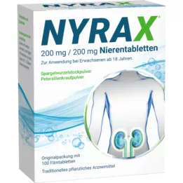 NYRAX Comprimidos renais de 200 mg/200 mg, 100 unid