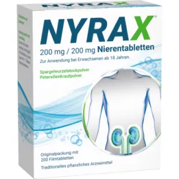 NYRAX Comprimidos renais de 200 mg/200 mg, 200 unid