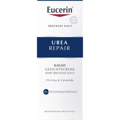 EUCERIN Creme facial UreaRepair 5% de noite, 50 ml