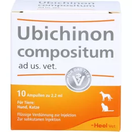 UBICHINON compositum ad us.vet.ampolas, 10 unid