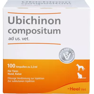 UBICHINON compositum ad us.vet.ampolas, 100 unid