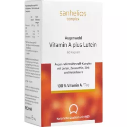 SANHELIOS Augenwohl Vitamin A plus Lutein Capsules, 60 cápsulas