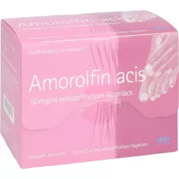 AMOROLFIN acis 50 mg/ml verniz de unhas com ingrediente ativo, 6 ml