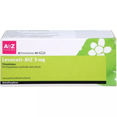 LEVOCETI-AbZ 5 mg comprimidos revestidos por película, 50 unid